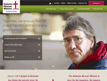 Tablet Screenshot of kokomorescuemission.org